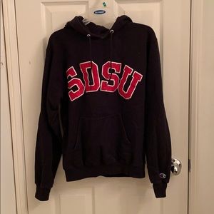 Black SDSU Hoodie